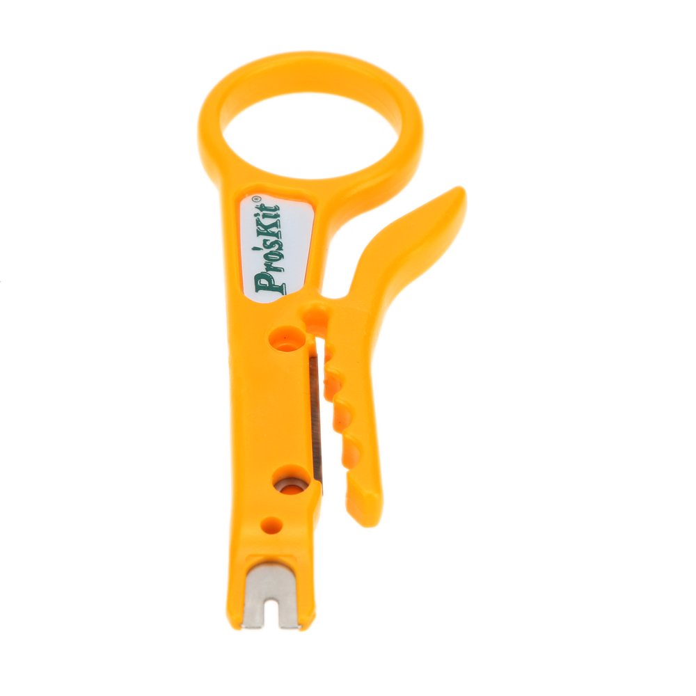 Mini Line Pressing Tool Small Cable Cutter Practical Punch Down Tool Pro'sKit 8PK-CT001 Wire Stripper