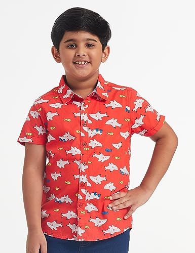 Image of Amazon Brand - Jam & Honey Boys' Button Down Shirt