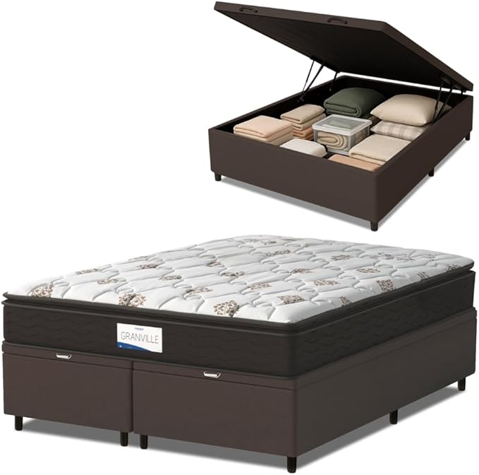 Cama Box Baú Queen Probel Granville (158x198cm)