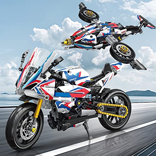 Riceblock Deformation Robot Building Toys - Deformed Motorcycle Robot Toys Building Sets For Boys Over 8 Years Old (Compatible With Lego Sets) #TOP6