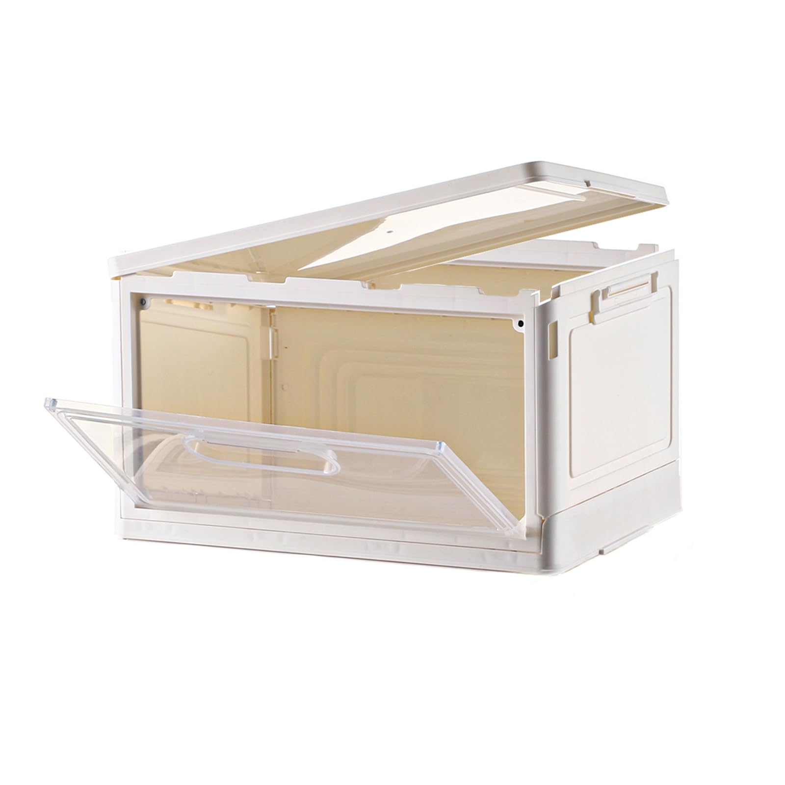 Armoire escamotable Boîte de rangement moderne avec serrure attrayante Plan pliable pour chambre à coucher Salon Planificateur ABS Armoire ABS avec attrayant pour la maison Planificateur de stockage