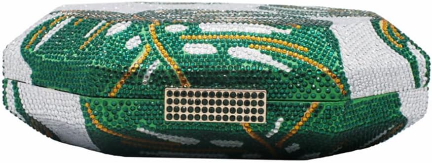 Luxury Boho Crystal Evening Bags Ladies Plam Leaf Diamond Dinner Bag Rhinestones Box Clutch for Party Prom Cocktail