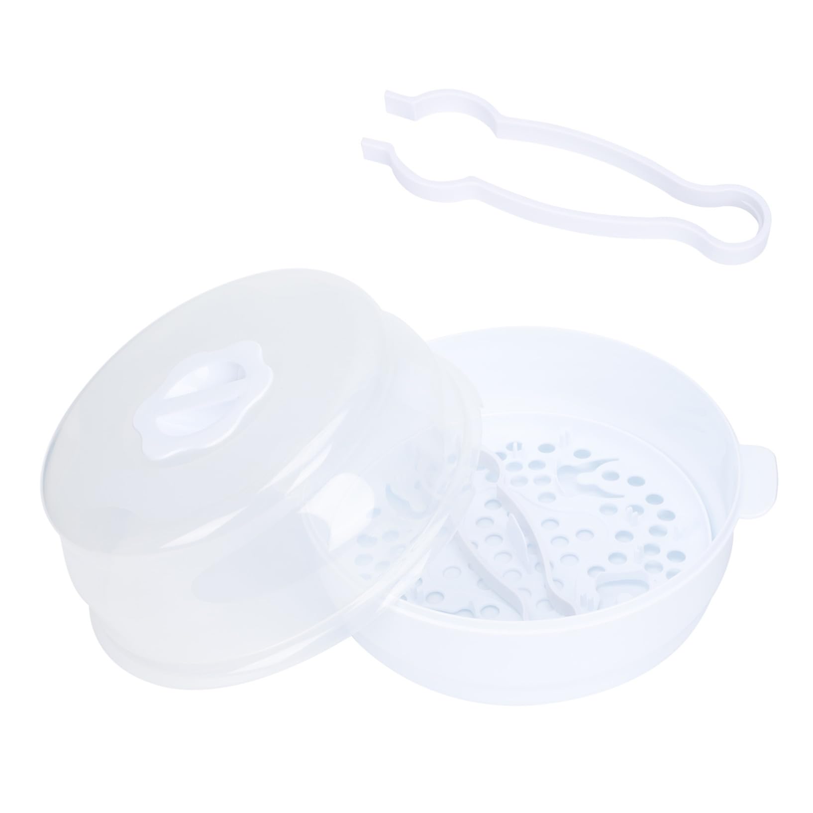 Caja Esterilizadora para Biberones de Microondas Pp Blanco