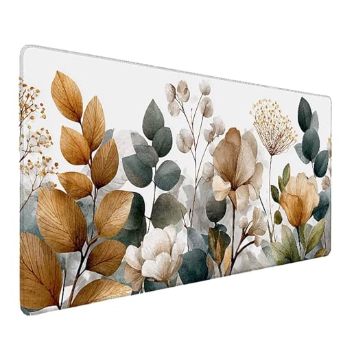 Tapis de souris XXL fleurs tapis souris usine sous main bureau gamer PC