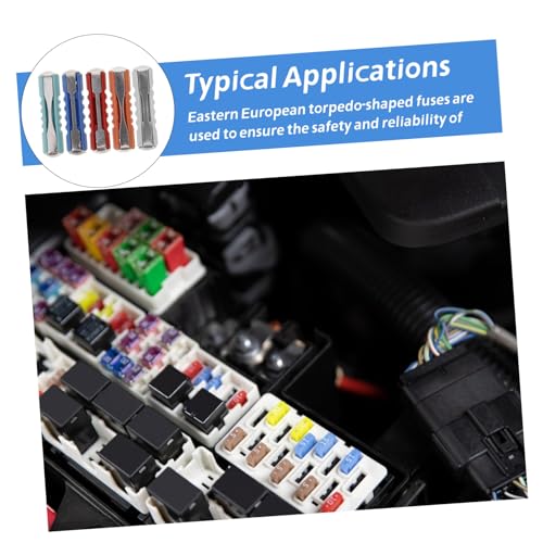 Kit de 200 fusibles automotrices Ciieeo para reemplazo, fácil gestión de accesorios para auto miniatura 4