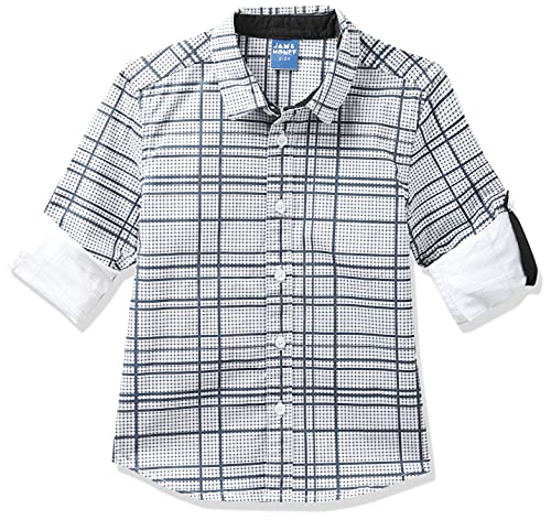 Image of Amazon Brand - Jam & Honey Boys Boys 100% Cotton Printed Full Sleeves Shirt | Age 2-12 Years