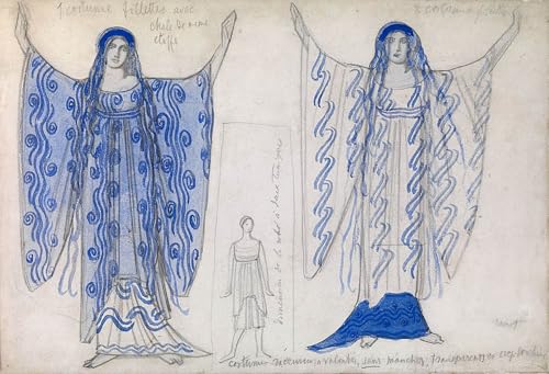 Pintura al óleo Phaedra de Leon Bakst para dar un toque artístico al salón 60x90cm