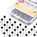 Yalis Push Pins Map Tacks 1/8-Inch Assorted Color Beads Head Map Marking Push Pins,500-count (Black)