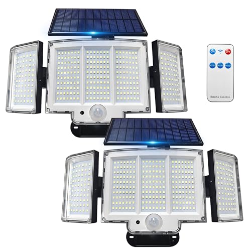 lampara exterior con sensor de movimiento marca Haokiang