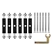 Tool Part for 118/86 Type Wall Switch Cassette Lower Case Damage Repair Tools Adjustable Length Bracket Rod Lever Socket Screw - (Color: 86 Steel 6 Pack)