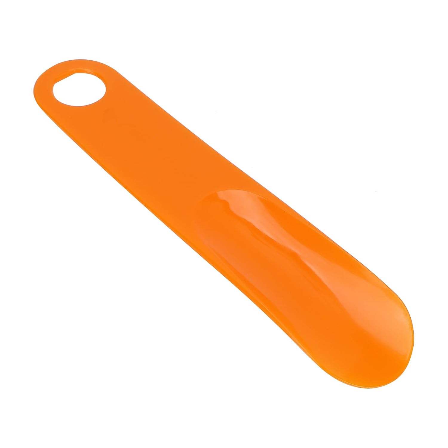 Multi-Purpose Shoe Horn with Rubber Handle - Durable ABS Material, Ideal for All Ages, 19.5 x 4cm