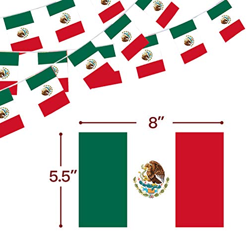 ANLEY United Mexican States String Pennant Banners - Image 3