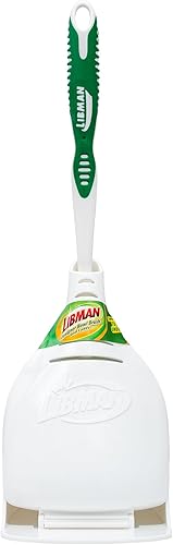Miniatura 4 de Libman Juego de 2 cepillos para inodoro, paquete de 2 y 3 piezas para lechada, azulejos, baño, limpieza de cocina