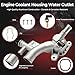 Aluminum Engine Coolant Housing Water Outlet Compatible with 2011-2016 Chevy Cruze, 2012-2020 Chevy Sonic, 2015-2020 Chevy Trax, 2013-2019 Buick Encore 1.4L Replaces 25193922 902-846 55565334 15-11105