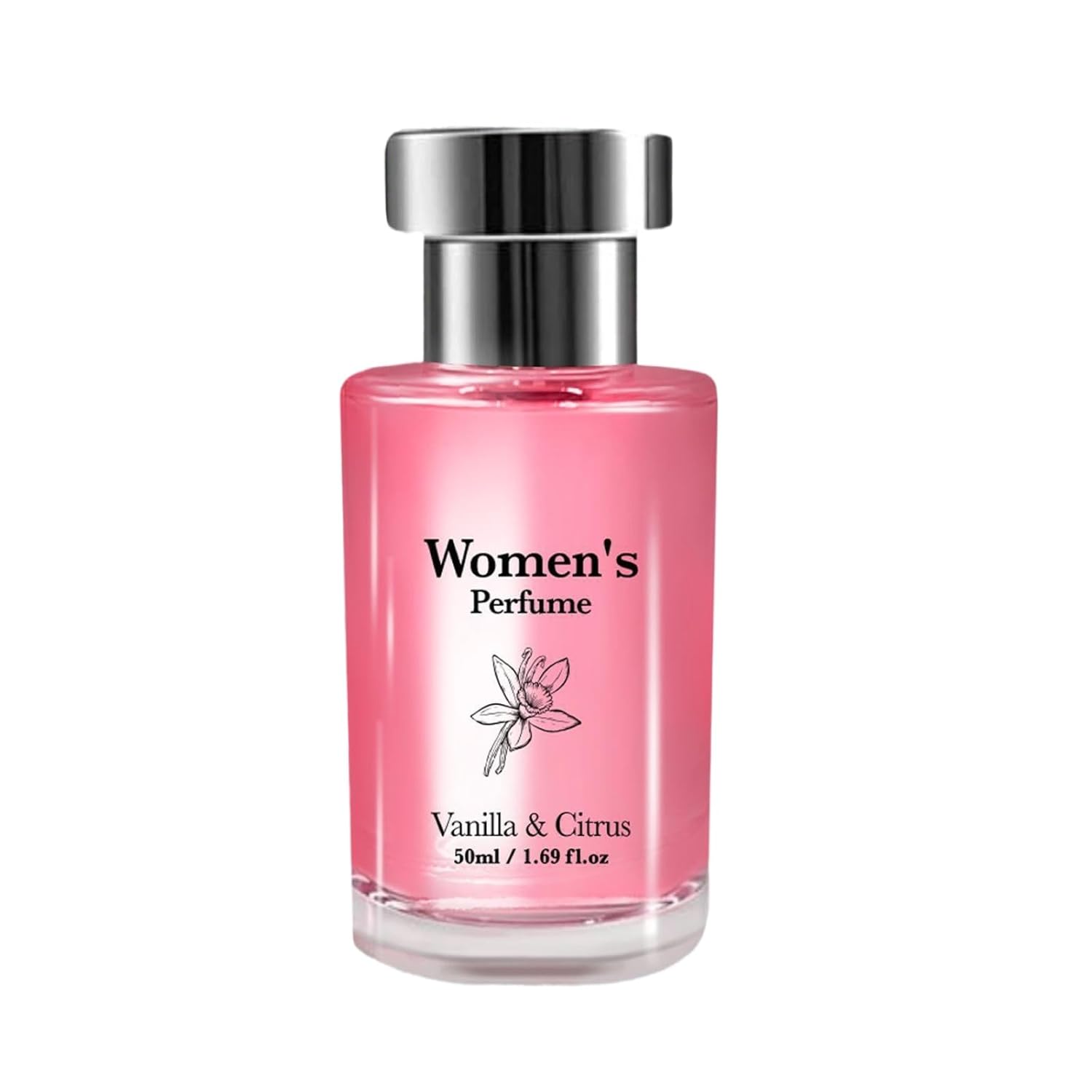 Long-Lasting Vanilla & Citrus Perfume for Women, Women’s Cologne, Floral Eau de Toilette with Jasmine & Peach Notes, All-Day Wear for Daily Use or Dates, 50ml (50ml)
