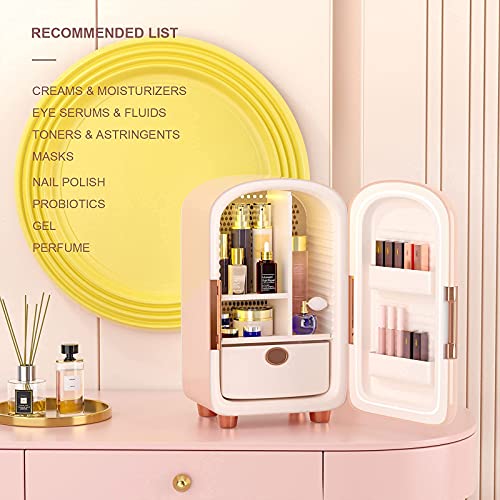 TELAM Mini-koelkast, 12 liter, draagbare mini-koeler, huidverzorgingskoelkast, voor het bewaren van make-up, draagbare… - Image 5