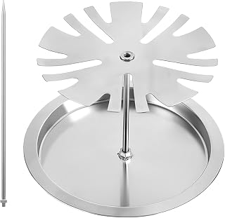 Chicken Grill Rack Leg Roaster – 15 Slot Chicken Drumstick Holder with Drip Tray | BBQ Roaster Stand for Grilling | Stainless Steel Chicken Wing Rack for Oven, Grill, Smoker, Picnic, Party, Outdoor