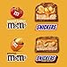 M&M'S Chocolate Candy and SNICKERS Fun Size Peanut and Peanut Butter Choclate Variety Assortment Candy Packs , 22.66 Oz Bulk Bag