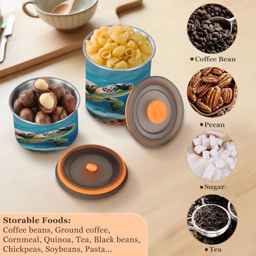 Contenedor para café hermético Blueangle acero inoxidable 900ml miniatura 5