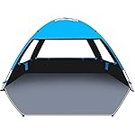 Venustas Beach Tent Sun Shelter for 3/4-5/6-7/8-10 Person, UPF 50+ UV Protection Beach Canopy, Lightweight and Easy Setup Cabana, Portable Beach Shade Tent