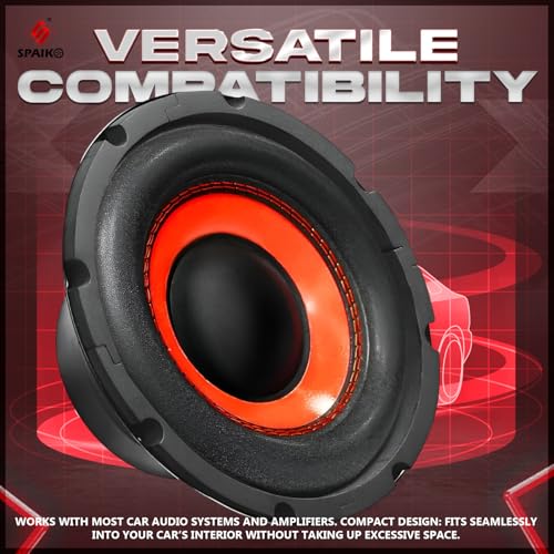 Image of 8 Inch Subwoofer Speaker | 150W RMS / 500W Peak Power | Deep Bass Subwoofer for Car & Home Audio System