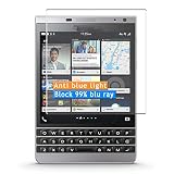 Vaxson 4 Pièces Anti Lumière Bleue Film Protecteur d'écran, compatible avec BlackBerry Dallas/Passport Silver Edition 2 [pas en Verre Trempé] Neuf Screen Protector Guard