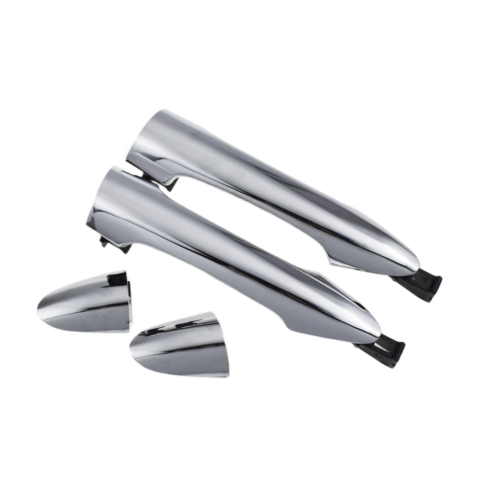 Punxdda Car Exterior Door Handle for Kia for Picanto for Morning 2011-2016 Front Rear Left Right Driver Chrome Exterior Door Handle(Rear Left Right 2pcs)