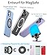 Coolpow Handyhalterung Auto für Magsafe Autohalterung【20x N55 Magnet】Handy Halterung Auto Zubehör Innenraum【360° Drehbar】Magnetische Auto Handyhalterung Lüftung für iPhone 16 15 14 13 12 Magsafe Hülle