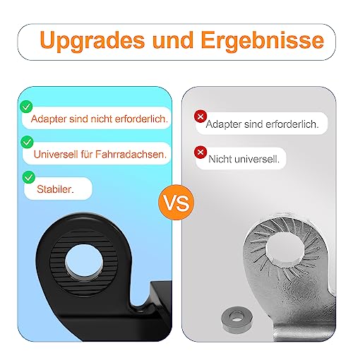 NICEDACK Fahrradanhänger Kupplung für Anhänger,für Kinder, Haustiere, Fahrradanhänger Hunde Kinderanhänger（2 Stück）