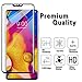 UniqueMe [2 Pack] Screen Protector For LG V40 ThinQ,[Case Friendly][Full Coverage] 3D Tempered Glass (Black)