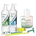 Sensitive Dental Care - DioxiCare Special Highly Effective Oral Care with Family Size Antimicrobial Mouthrinse and Antimicrobial Toothpaste