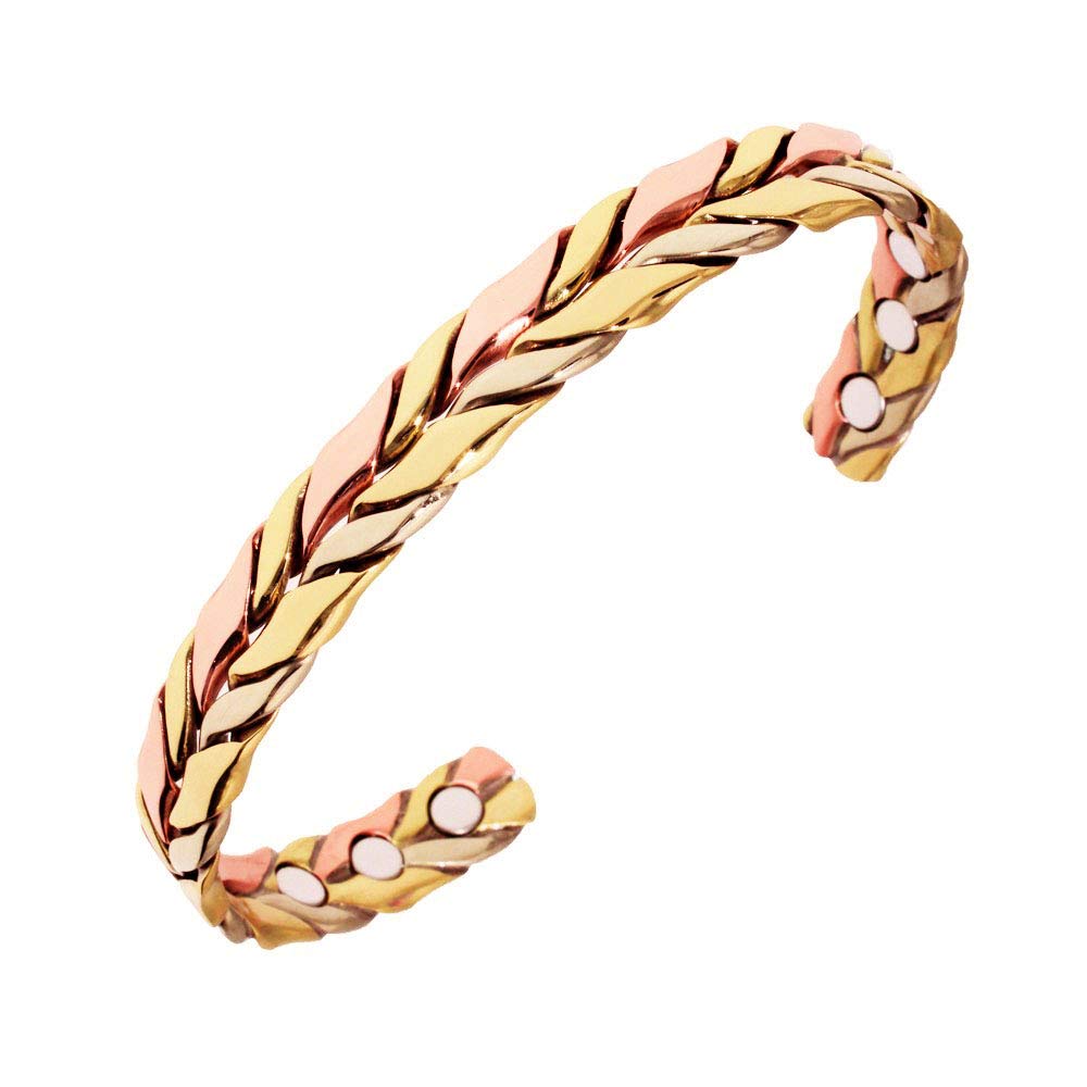 Pure Copper Magnetic Therapy Bracelet for Arthritis, Rheumatoid Arthritis, RSI, Migraines and Fatigue