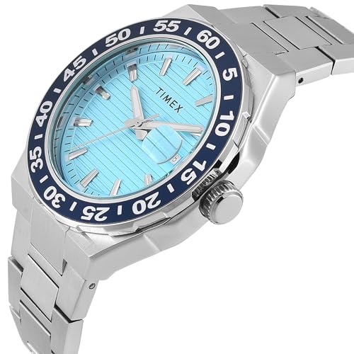 Image of TIMEX Blue Round Dial Analog Men's Watch - TWEG292SMU02
