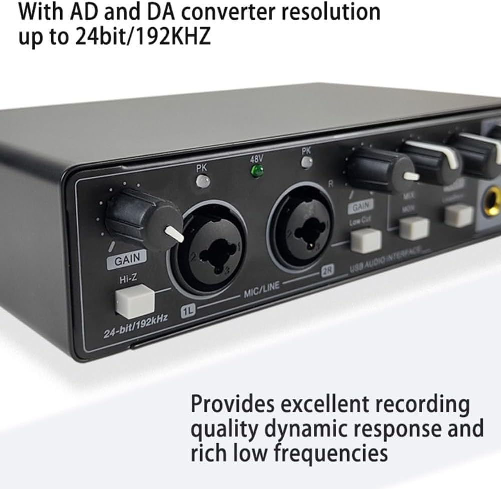 Scheda audio professionale per chitarrista, cantante, podcaster o produttore