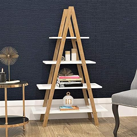 Charles Jacobs Bamboo A-Frame Ladder Bookshelf Unit Cover