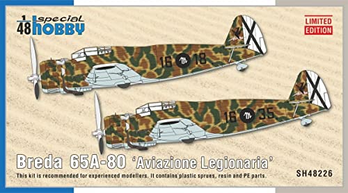 Special Hobby Sprue Brothers 1:48 Breda 65A-80 'Aviazione Legionaria', SPH48226