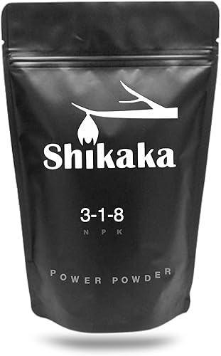 Shikaka - Polvo de potencia - Extracto de guano de murciélago preparado Extracto de té de abono orgánico Mezcla de fertilizantes potenciadores de