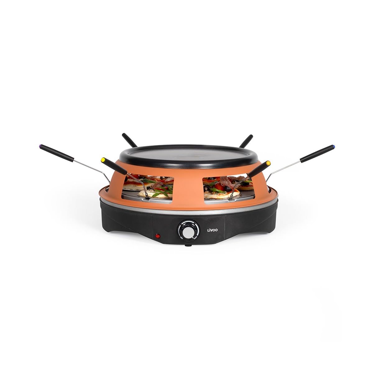 Mini Four À Pizza 1200w Marron - DOC304