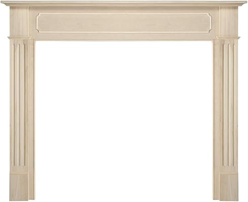Miniatura 3 de Pearl Mantels ARYB56110 Cómodo mantel de madera de estilo transitorio, 56 pulgadas de ancho x 42 pulgadas de alto, sin terminar
