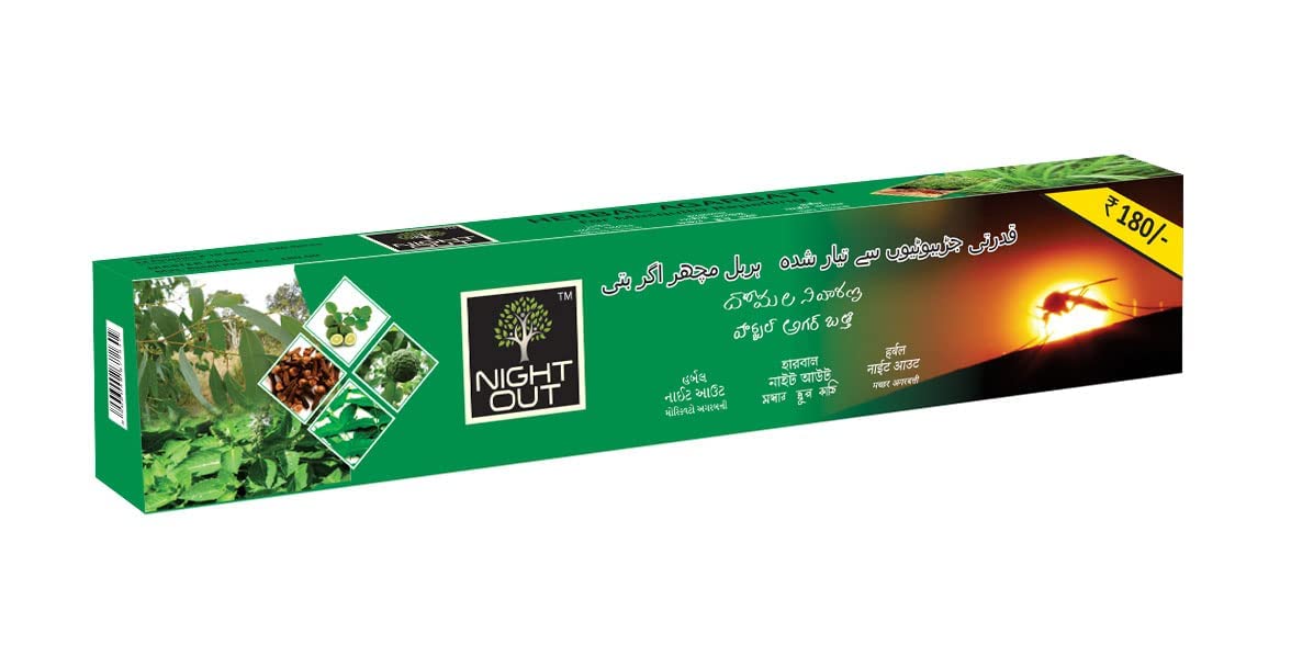 Night Out Mosquito Repellent Incense Sticks, Natural and Herbal
