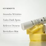 D'alba Piedmont Italian White Truffle Double Sérum All-in-one Multi Balm, Baume à bâton, Soin végétalien avec vitamine C et collagène végétalien, 3-in-1 Amélioration des rides, traitement des yeux, correcteur de la tache foncée
