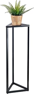 MyGift 36 Inch Tall Plant Stand Indoor - Modern Triangular Corner Plant ...
