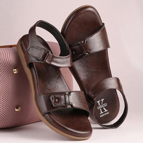 Image of Karaddi Women's Fashion Sandals | Women's Flat Heels | Stylish Ankel Strap Sandal for Ladies