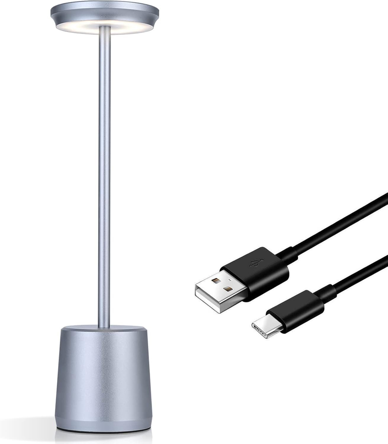 Rechargeable Cordless Table Lamp, Outdoor Portable Battery Operated