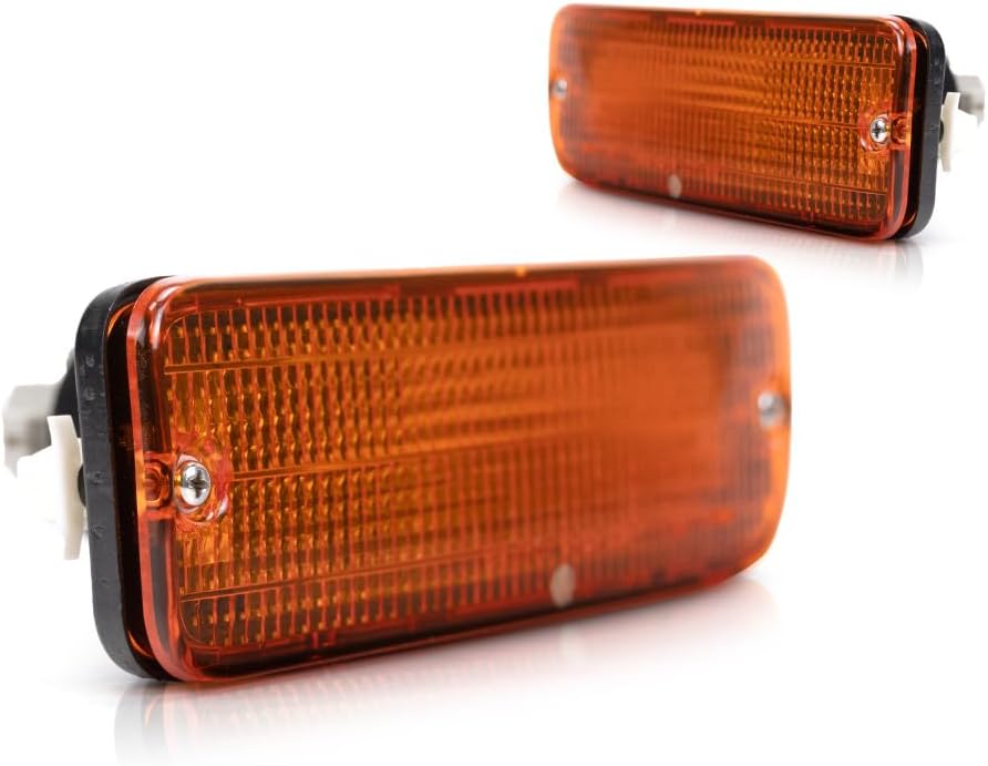 For 1995-2000 Toyota Tacoma Pair Signal Lights Driver and Passenger Side Pair w/Bulbs Base/DLX/SR5 Models | Replacement For TO2530122