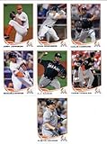 2013 Topps Baseball Miami Marlins Complete Team Set ( 23 cards) - A.J. Ramos Rookie, Chris Coghlan, Austin Kearns, Giancarlo Stanton, Josh Johnson, Adam Greenberg, Carlos Zambrano, Greg Dobbs, Henderson Alvarez, Juan Pierre CL, Tom Koehler RC, Juan Pierre, Logan Morrison, Jacob Turner, Placido Polanco, Rob Brantly RC, Wade LeBlanc, Donovan Solano, Nate Eovaldi, Jose Fernandez RC, Ricky Nolasco, and Steve Cishek