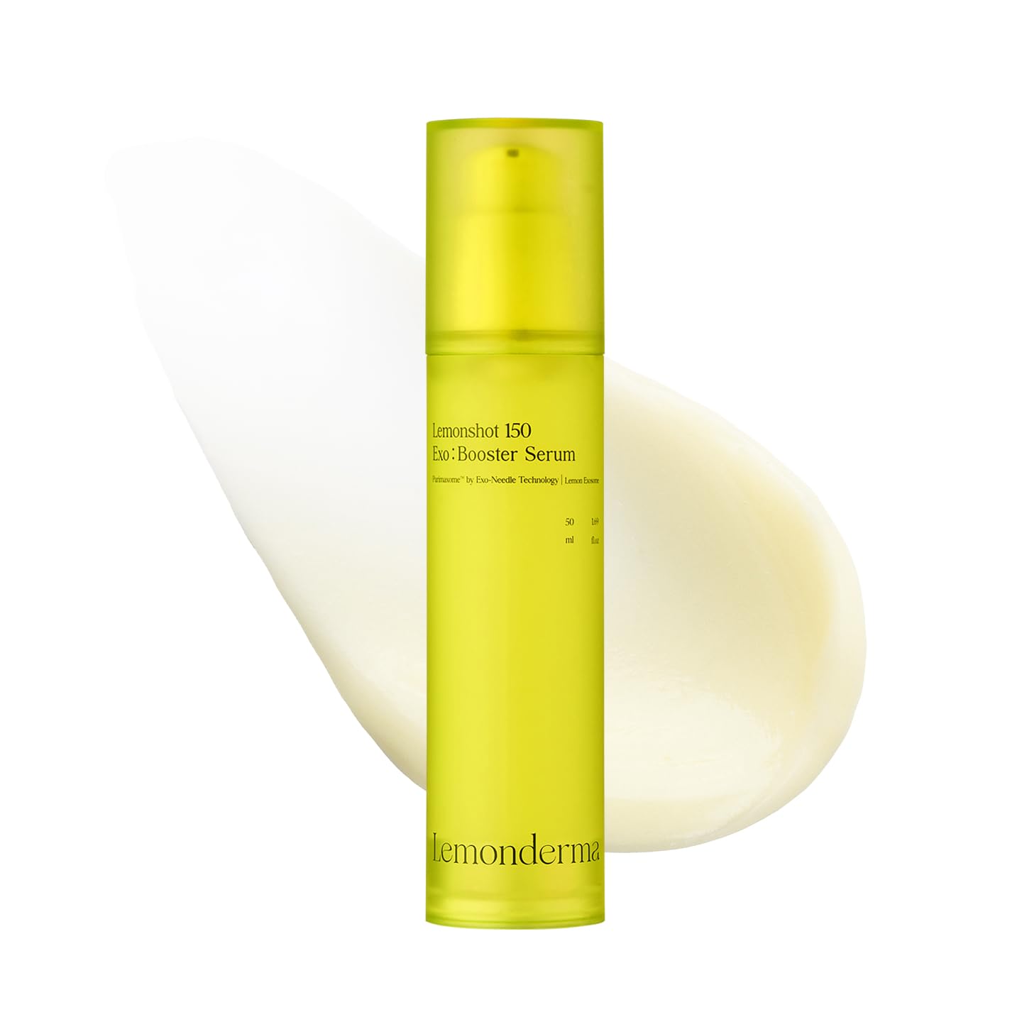 Lemonshot 150 Painless Vegan Spicule Serumㅣ100M Lemon Exosome & Vitamin C for Glass Skin Radiance & Pore TighteningㅣKorean Pharmacy Skincareㅣ1.69 fl oz
