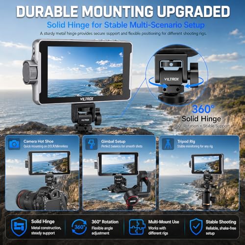 VILTROX DC-550 Pro ii 5.5" 1400 Nits 4K60 HDMI 2.0 Camera Monitor - image 9