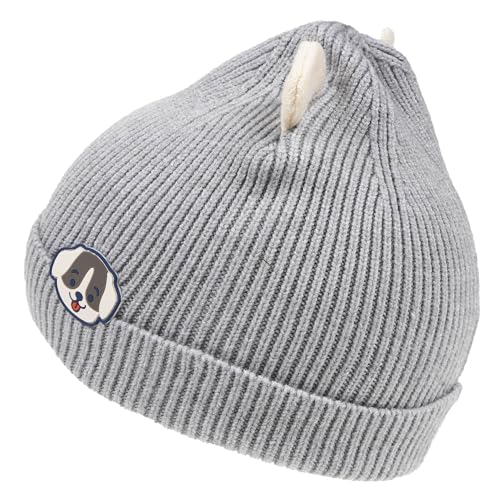 Isotoner - Gorro unisex para bebé, ultra suave, sin forro, gris, 2-4 años