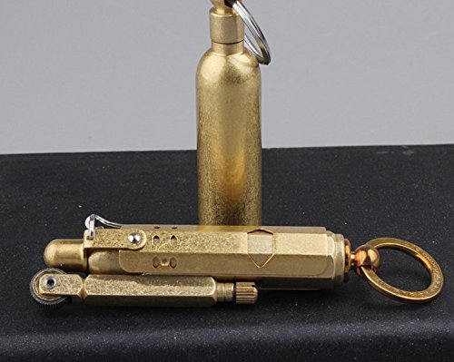 Handmade Trench Lighter Wwi Wwii Windproof Vintage Kerosene Lighter Pipe And Solid Brass Fuel Bottle, Gift For Men Dad Father Grandparents #TOP1